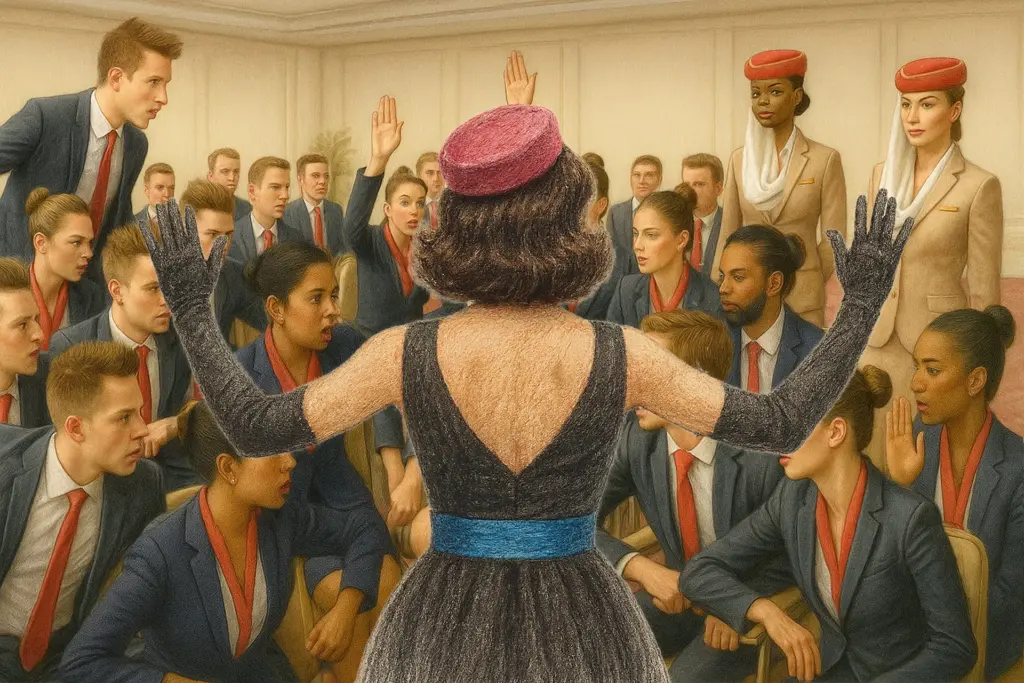 Banner - Cabin Crew Interview Group Discussions - Mrs Maisel